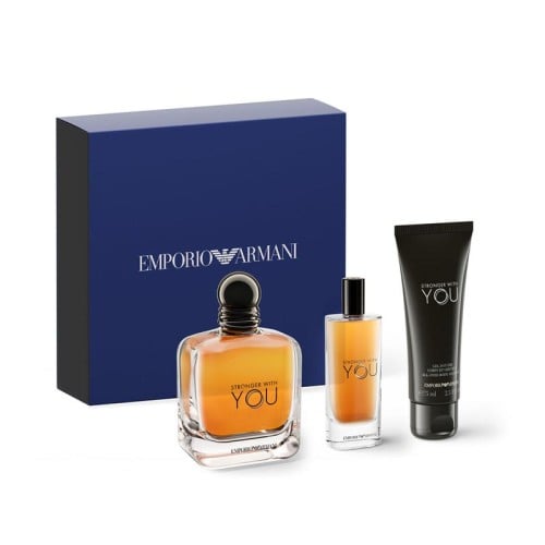 بوكس عطر رجالي سترونجر يو ارماني 100ML مع الكيس وا...