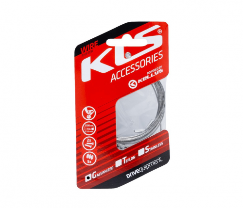 Inner cable for derailleurs KLS 200 cm, galvanized...