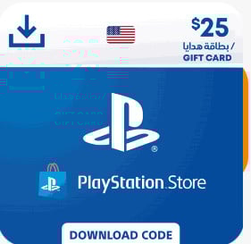 بطاقة بلاي ستيشن 25$ حساب أمريكي