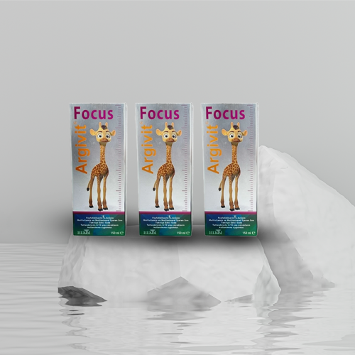 كورس 3عبوات شراب Argivit focus ل3 شهور