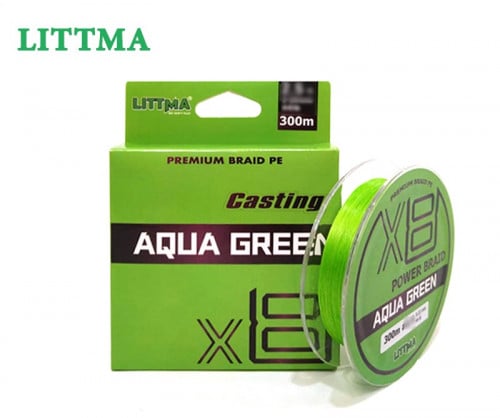 LITTMA AQUA GREEN X8 BRAID
