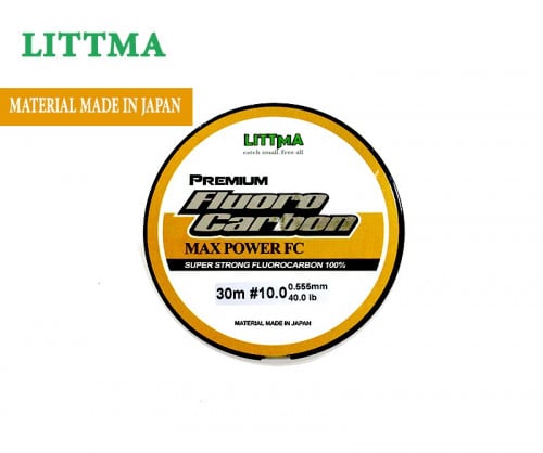 خيط صيد فلورو كربون ليتما بريميوم 40 باوند طول 30 متر