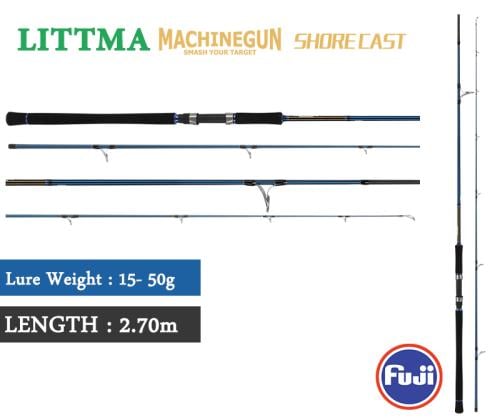 قصبة ليتما مشينقن MACHINEGUN SHORE CAST S-902MH