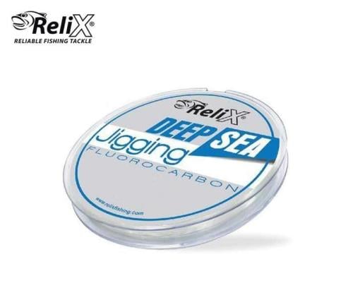 خيط صيد فلورو كربون ديب سي جيقنق ريليكس 50 باوند طول 50 متر