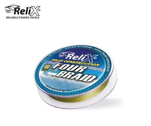 خيط صيد ريليكس فور بريد X4 بقوة 10 باوند طول 300 متر مقاس 0,8