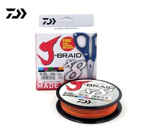 خيط صيد دايوا جي بريد X8 بقوة 19 باوند مع مقص
