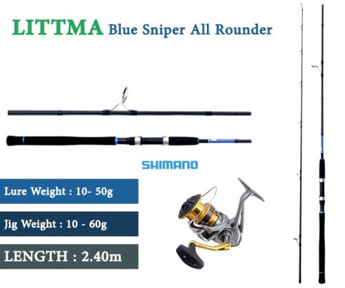 combo BLUE SNIPER S-802MH - Sedona 4000XG