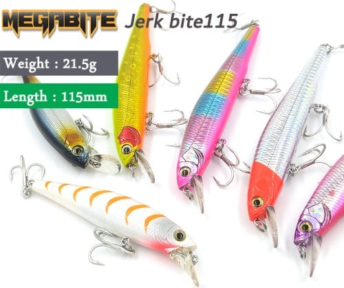 MEGABAITE Jerk bite 115S 21G
