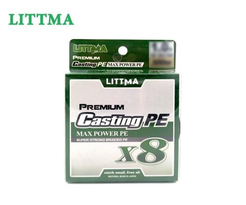 خيط صيد ليتما بريميوم كاستنج X8 بريد بقوة 20 باوند طول 300 متر مقاس 1.0