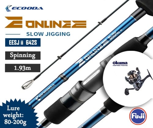 Online E Slow jigging rod EESJ II 642S / EPIXOR XT 40