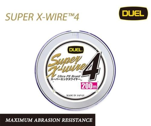 خيط صيد ديول سوبر اكس وير 4 بقوة 25 باوند طول 200 متر مقاس 1,5