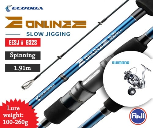 combo Online E Slow jigging rod EESJ II 632S - Stradic C5000XG