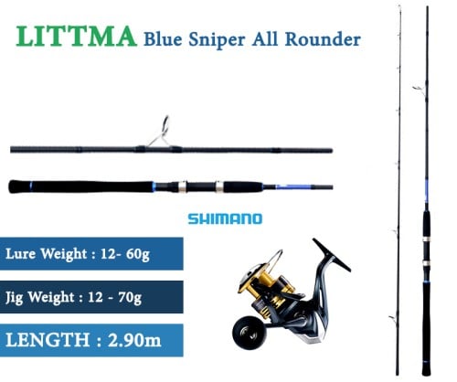 COMBO BLUE SNIPER S-962H - Sahara C5000XG