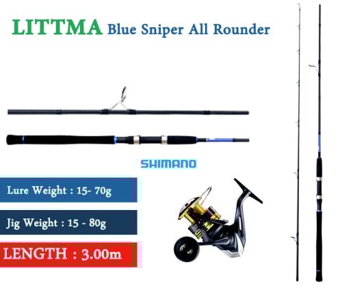 combo BLUE SNIPER S-1002H - Sahara C5000XG
