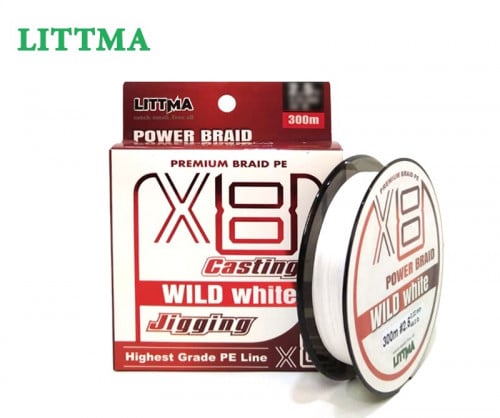 LITTMA WILD white X8 BRAID