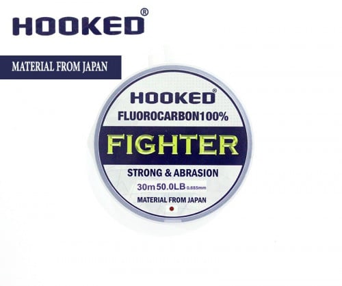 خيط صيد فلورو كربون سترايك فايتر 50 باوند طول 30 متر