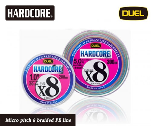 خيط صيد ديول هاردكور X8 بقوة 50 باوند طول 300 متر مقاس 3.0