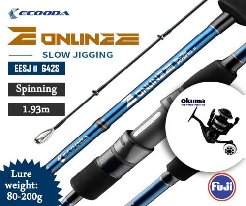 Online E Slow jigging rod EESJ II 642S / Metaloid MS-55S