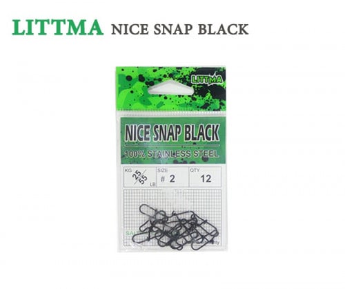 LITTLMA NICE SNAP BLACK