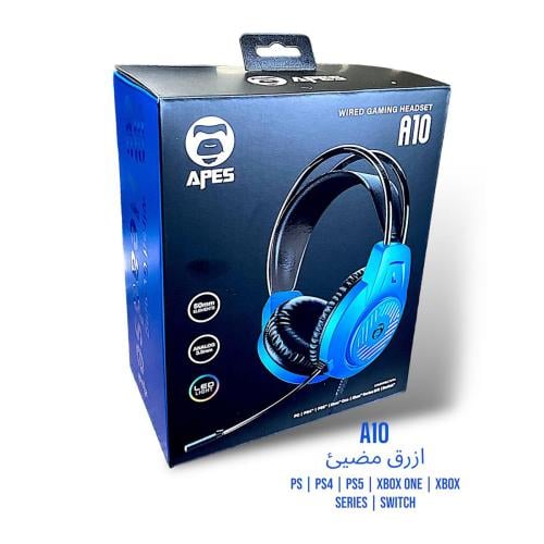 سماعة A10 أزرق مضيء من APES