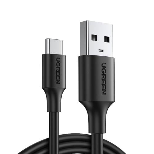 سلك شاحن يوجرين USB إلى USB-C بطول 3 متر - أسود