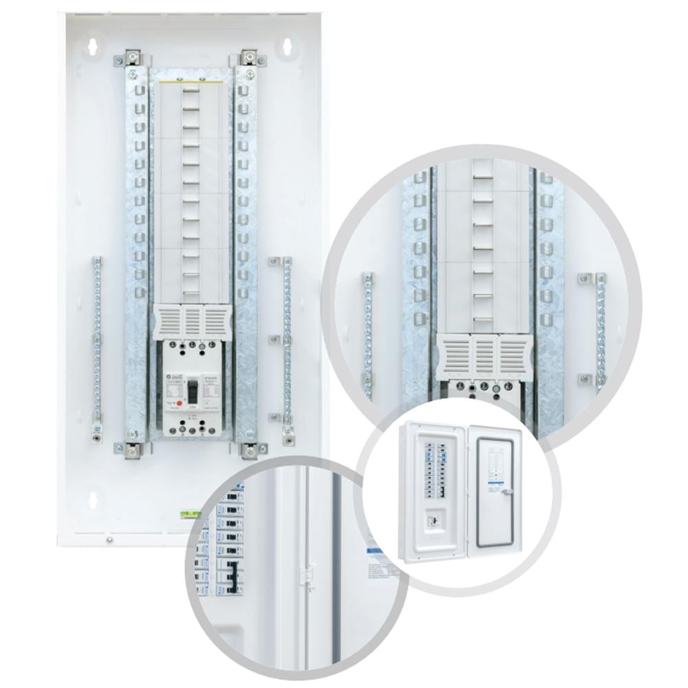 هيكل طبلون كهرباء الفنار 6 خط 80 امبير عداد كهربائي