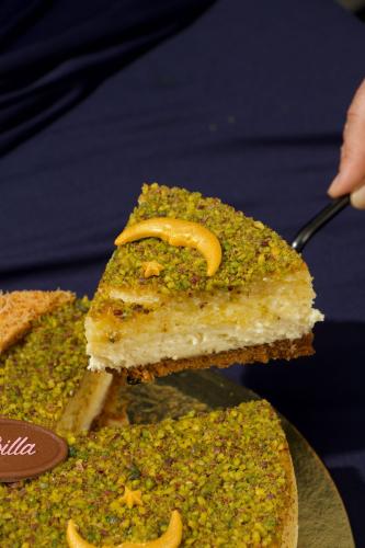 تشيزكيك بسبوسة صغير