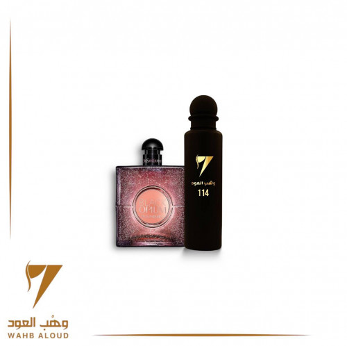 عطر 114 - بلاك ابيوم وهب العود