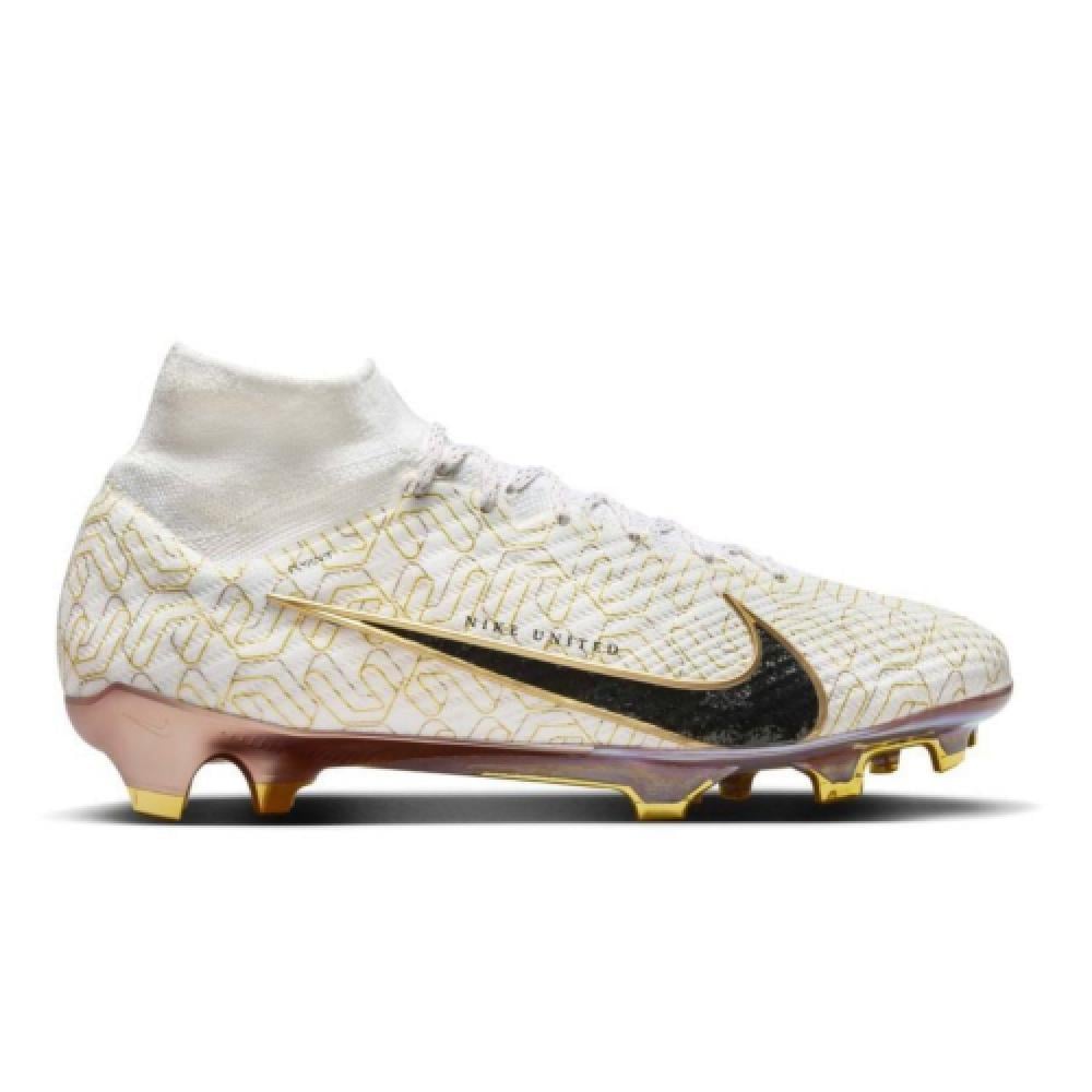 Nike Air Zoom Mercurial Superfly Elite FG United Golden White