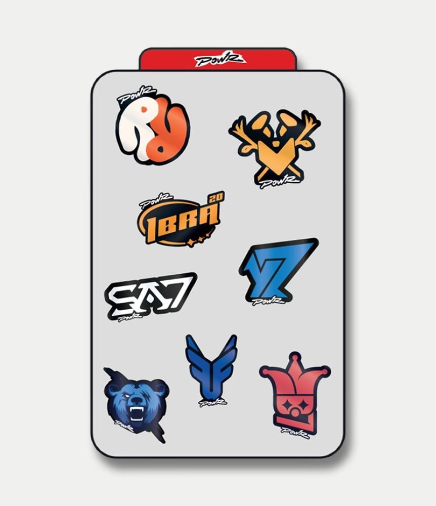 POWR Logos stickers