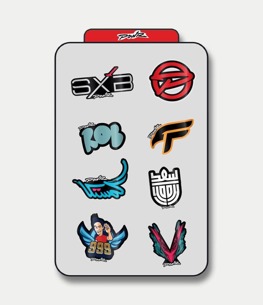 POWR Logos stickers