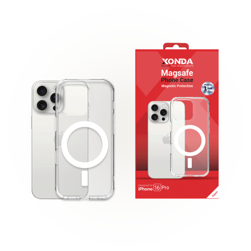 زوندا كفر حماية شفاف ايفون 16 برو ماق سيف