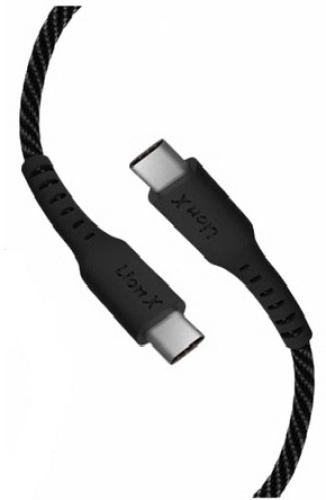 ليون اكس كيبل شحن يو اس ببي - سي قماش بطول 2 متر