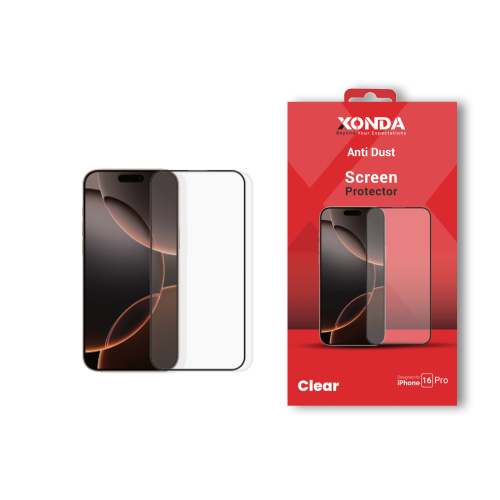 زوندا Anti Dust حماية شاشة ايفون 16 برو شفاف حفظ الخصوصية