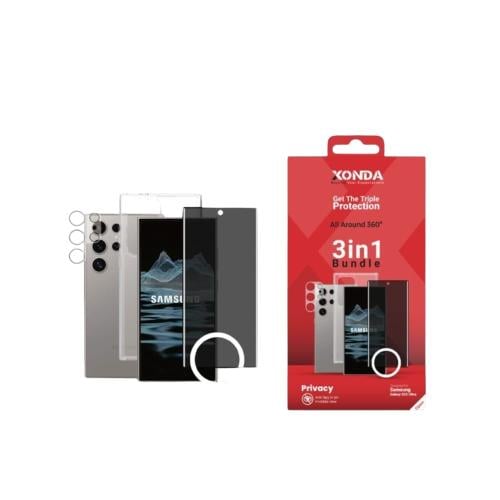 زوندا مجموعة حماية 3 في 1 لهاتف سامسونج 25 اس الترا