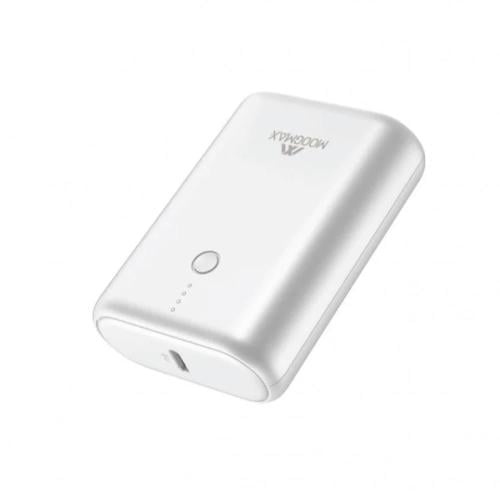 باور بنك بقوة 10000 مللي أمبير بخاصية الشحن السريع بقوة 20 وات ابيض – موج ماكس