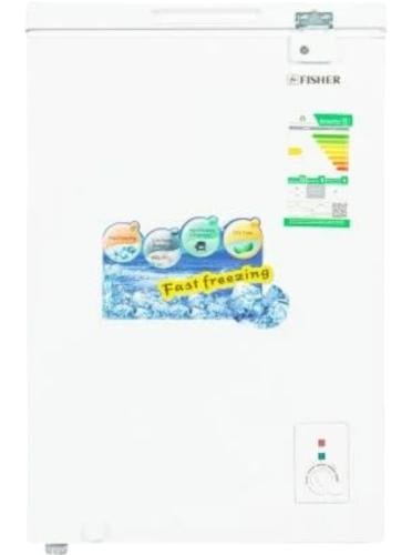 فريزر فيشر مسطح 99 لتر3.5 قدم - أبيض -FCF-100ML