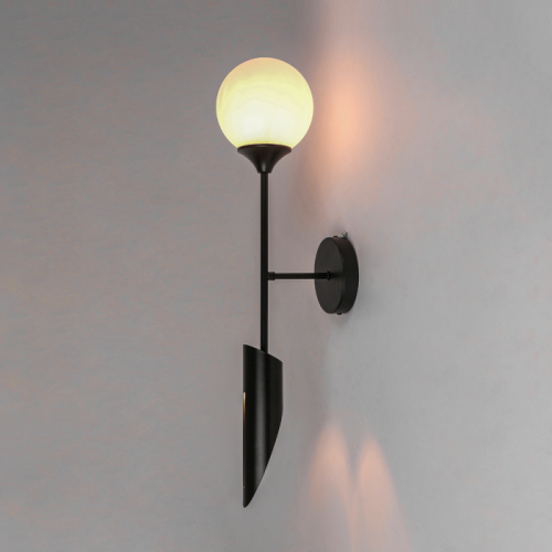 جداري مودرن اسود 3 لمبة G9