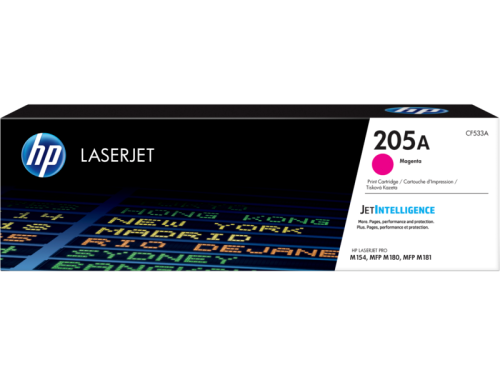 خرطوشة مسحوق حبر أرجواني أصلية HP 205A‏ لطابعات LaserJet‏ (CF533A)