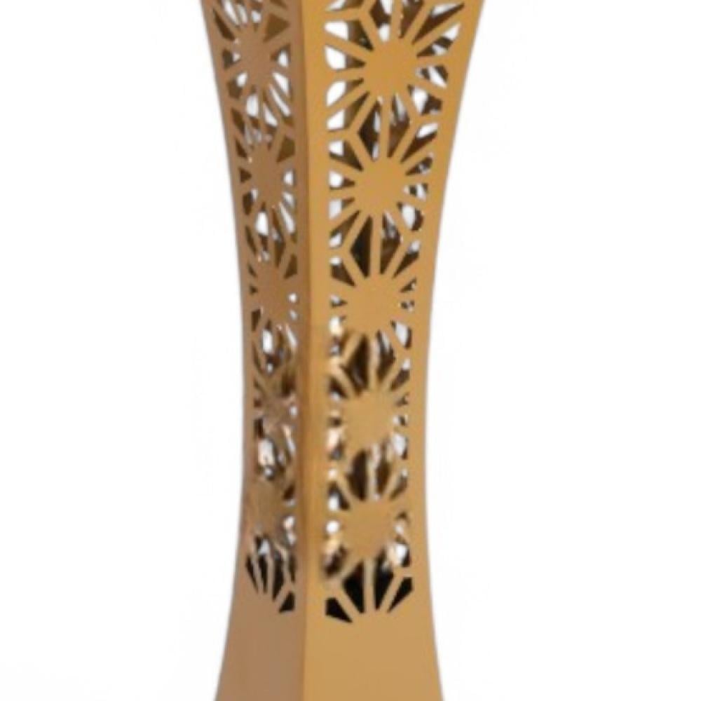 مبخر ة حديد لون ذهبي مصنوعة قص بالليزر