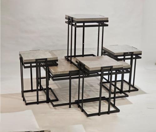 طقم طاولات شاي 4+1
