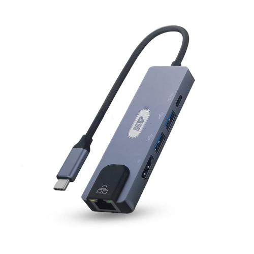 تحويلة تايب سي HD 5x1 للجوال واللابتوب