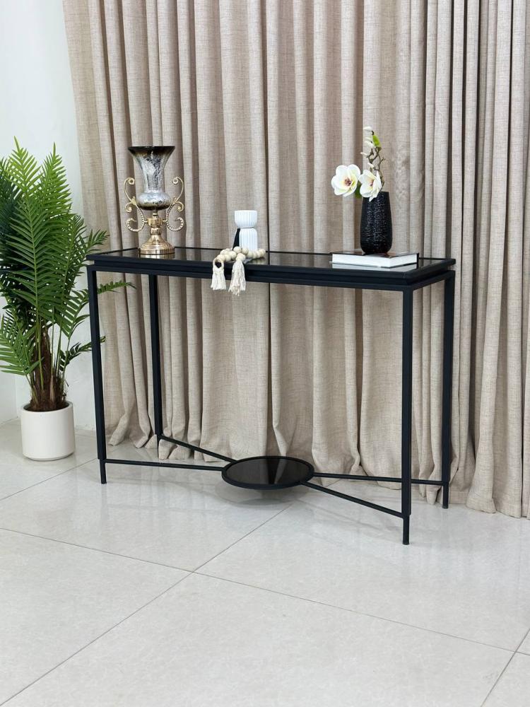 مدخل كونسول سطح زجاج  بتصميم عصري متوفر الوان