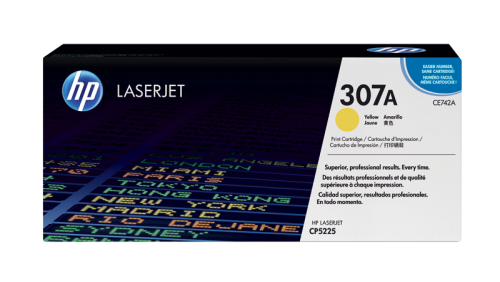 خرطوشة مسحوق الحبر الأصفر الأصلية HP 307A LaserJet (CE742A)