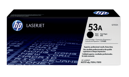 خرطوشة مسحوق الحبر الأسود الأصلية HP 53A LaserJet (Q7553A)