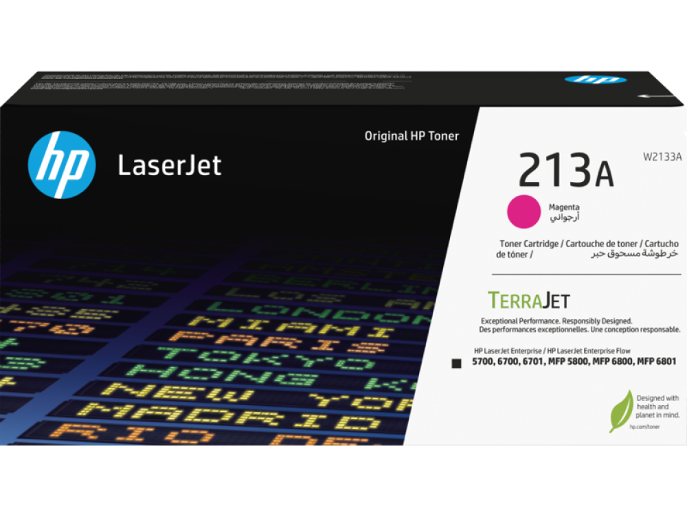 خرطوشة مسحوق الحبر الأرجواني الأصلية HP 213A LaserJet (W2133A)