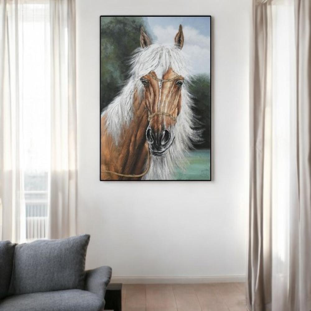 لوحات جدارية خيل 82*122 سم