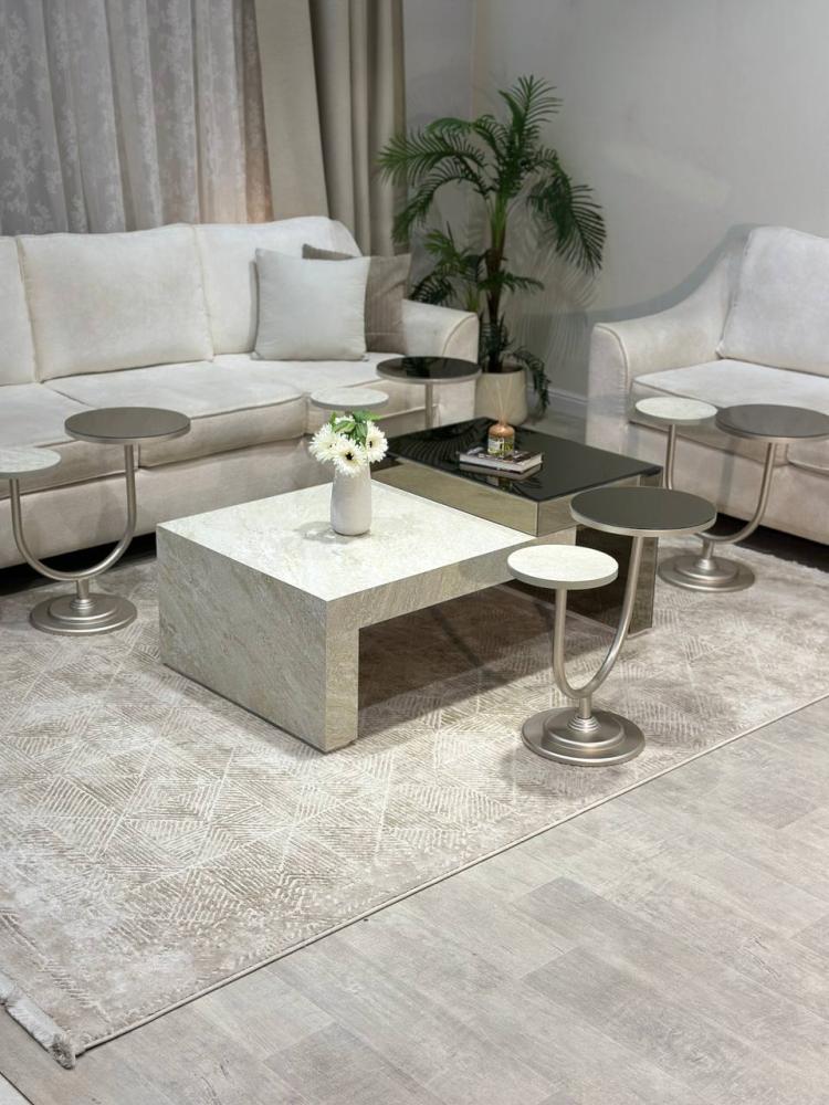 طقم طاولات  مع 6 خدمةبتصميم فاخر من تودو – وصل حديثًا