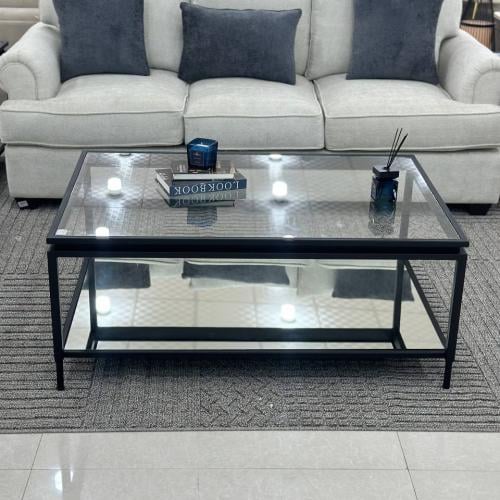 طاولة ضيافة دورين زجاج شفاف