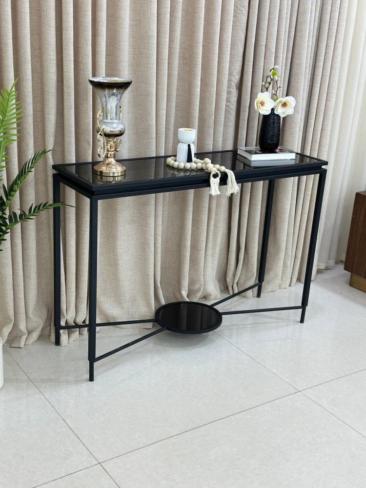 مدخل كونسول سطح زجاج  بتصميم عصري متوفر الوان